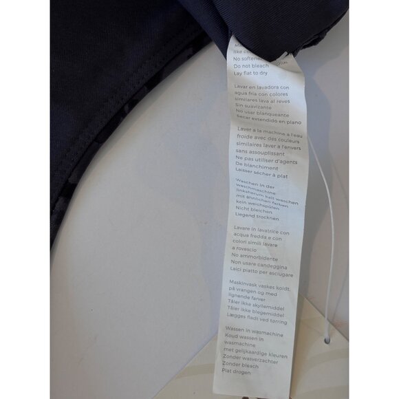 Fabletics No Bounce Sports Bra Size XXL Black Grey Camouflage NWT New - Picture 5 of 6